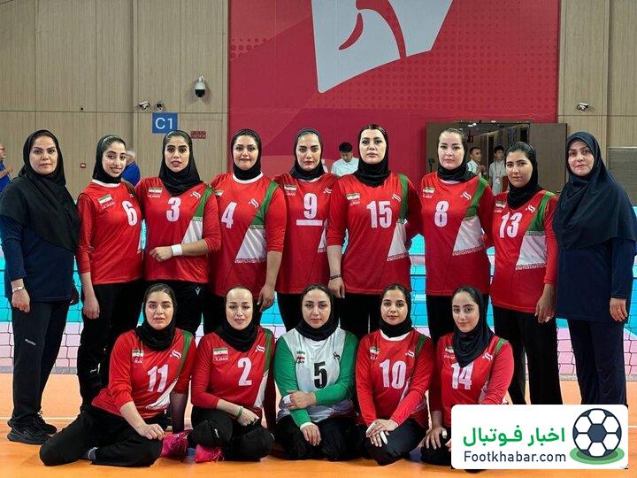 پیروزی دختران والیبال نشسته در گام نخست