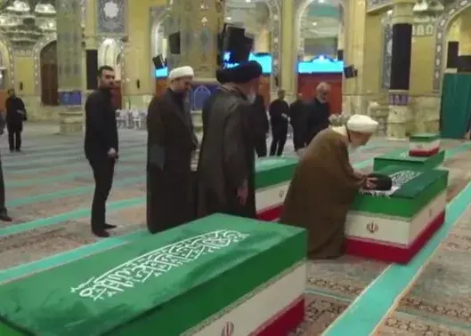 پیکر مطهر رهبر شهید به جمکران رسید