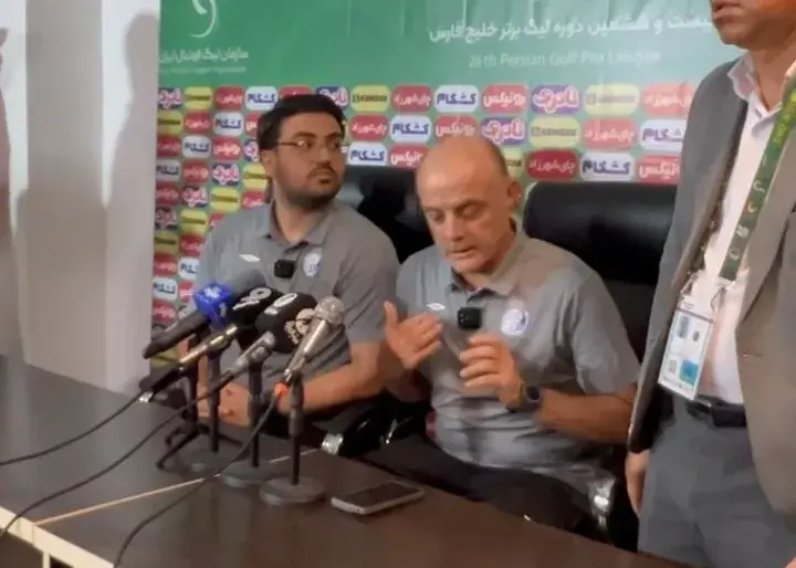 اعتراض خبرنگاران به غیبت بختیاری‌زاده/ تحریم نشست مربی استقلال در قائمشهر