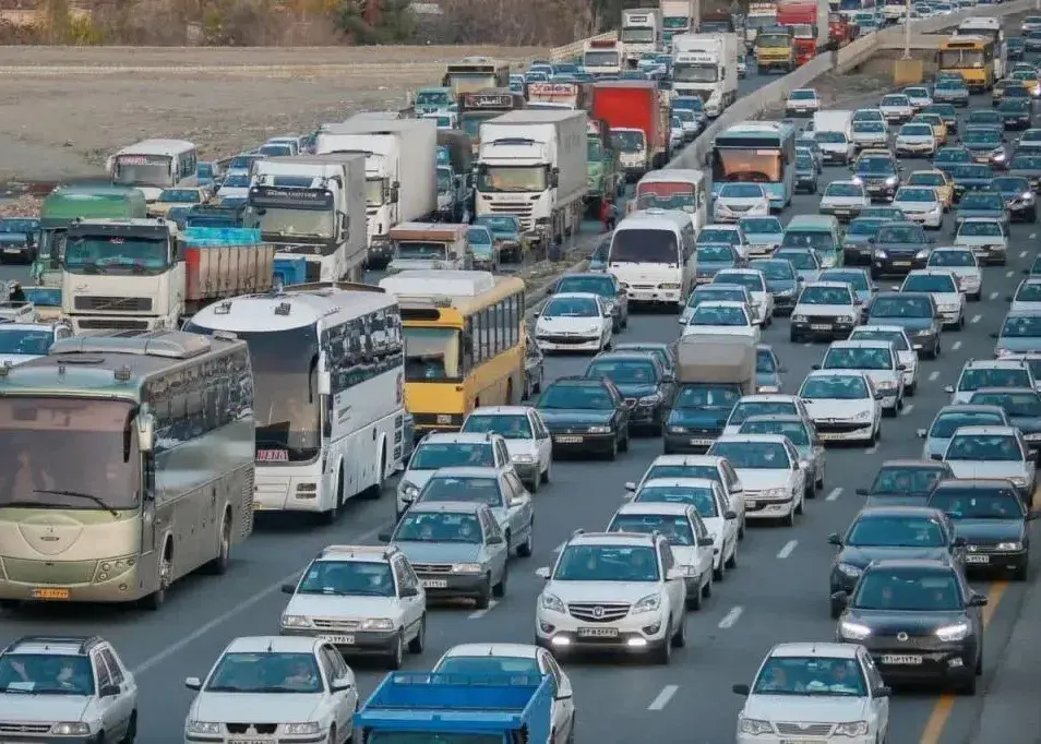 ترافیک سنگین در ورودی‌های تهران و کرج